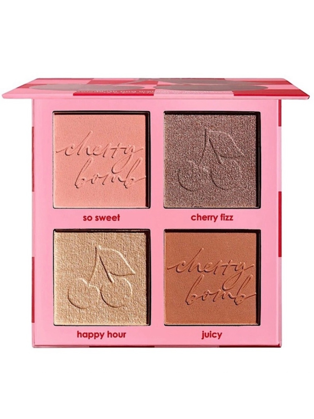 Ciaté London Light Medium Cherry Bomb Blush And Highlighter Palette